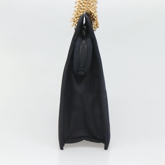 PRADA Hand Bag Nylon Navy Gold - Picture 5 of 12